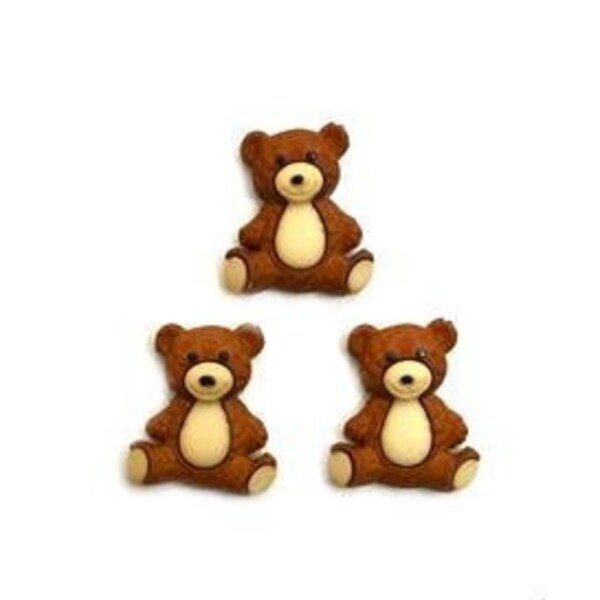 Teddy Bear Buttons Etsy