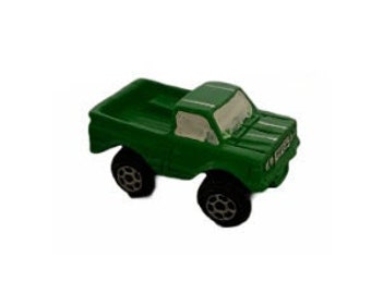 Miniature Green Off Road Truck Metal Dollhouse Fairy Garden Garage Home Decor Miniatures - 465