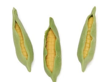 Dollhouse Miniature Set of 6 Farm Fresh Ears of Corn 