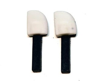 Spatula Buttons The Master Chef Set of 2 Shank Flat Back Choice Jesse James Dress It Up Buttons 1334