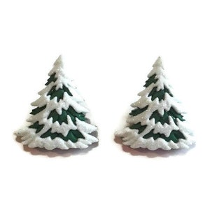 Tree Buttons Let It Snow Shank Flat Back Choice Jesse James Dress It Up Buttons - 1307