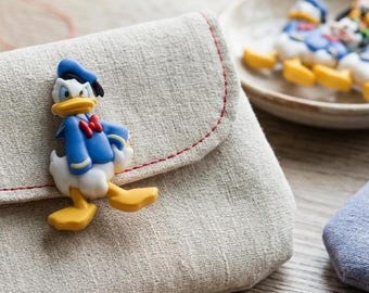 Disney Angry Donald Duck Buttons Shank Back Licensed Dress It Up Buttons - D5 A