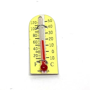 Miniature Outdoor Thermometer Dollhouse Home Decor Miniatures - 1160 R