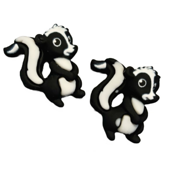 Skunk Embellishments Forest Animals Flat Back Craft Supply - 764 A