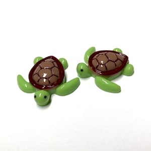 Sea Turtle Embellishments Resin Flatback Craft Supply by Shelly - 1531 H