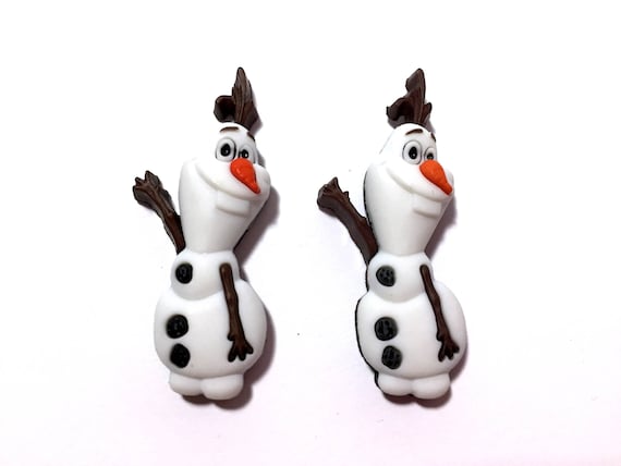 Disney Olaf Buttons Frozen Snowman Shank Back Licensed Jesse - Etsy México