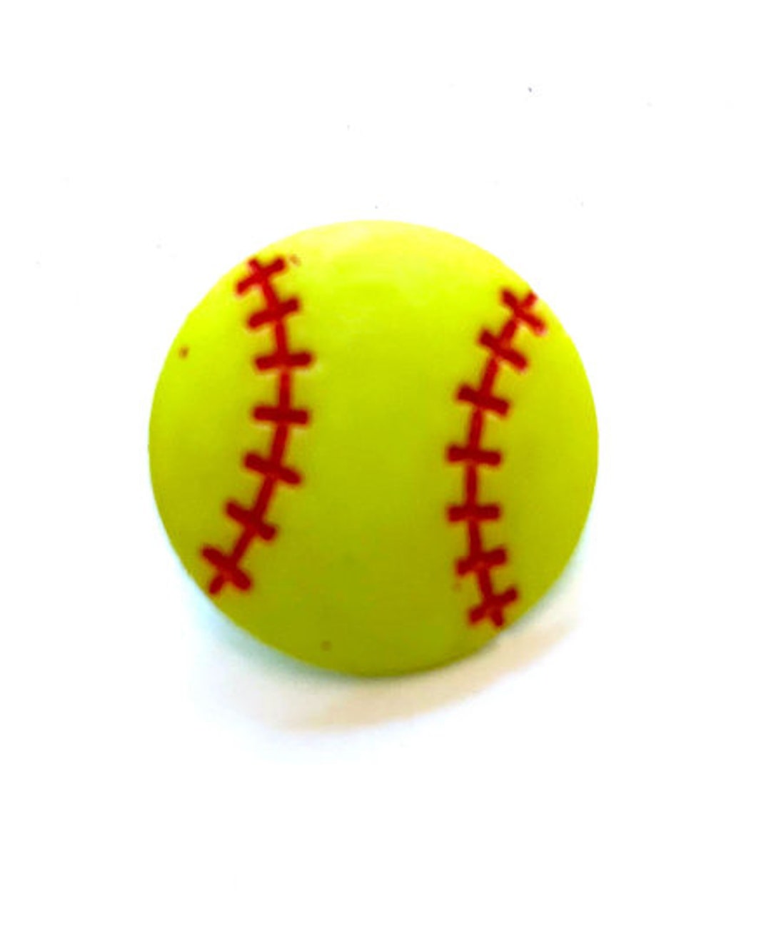 NEW Softball Buttons 3 4 Neon Yellow Shank Flat Back Choice