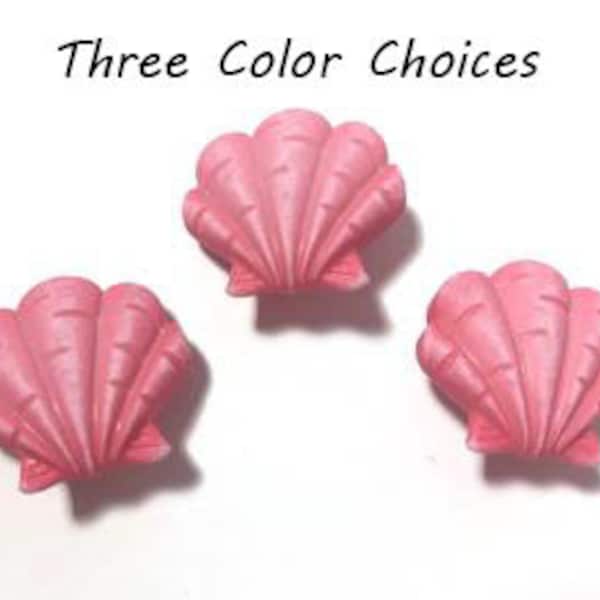 Fan Sea Shells Buttons Galore Seashells Color Shank Flat Back Choice - 1260