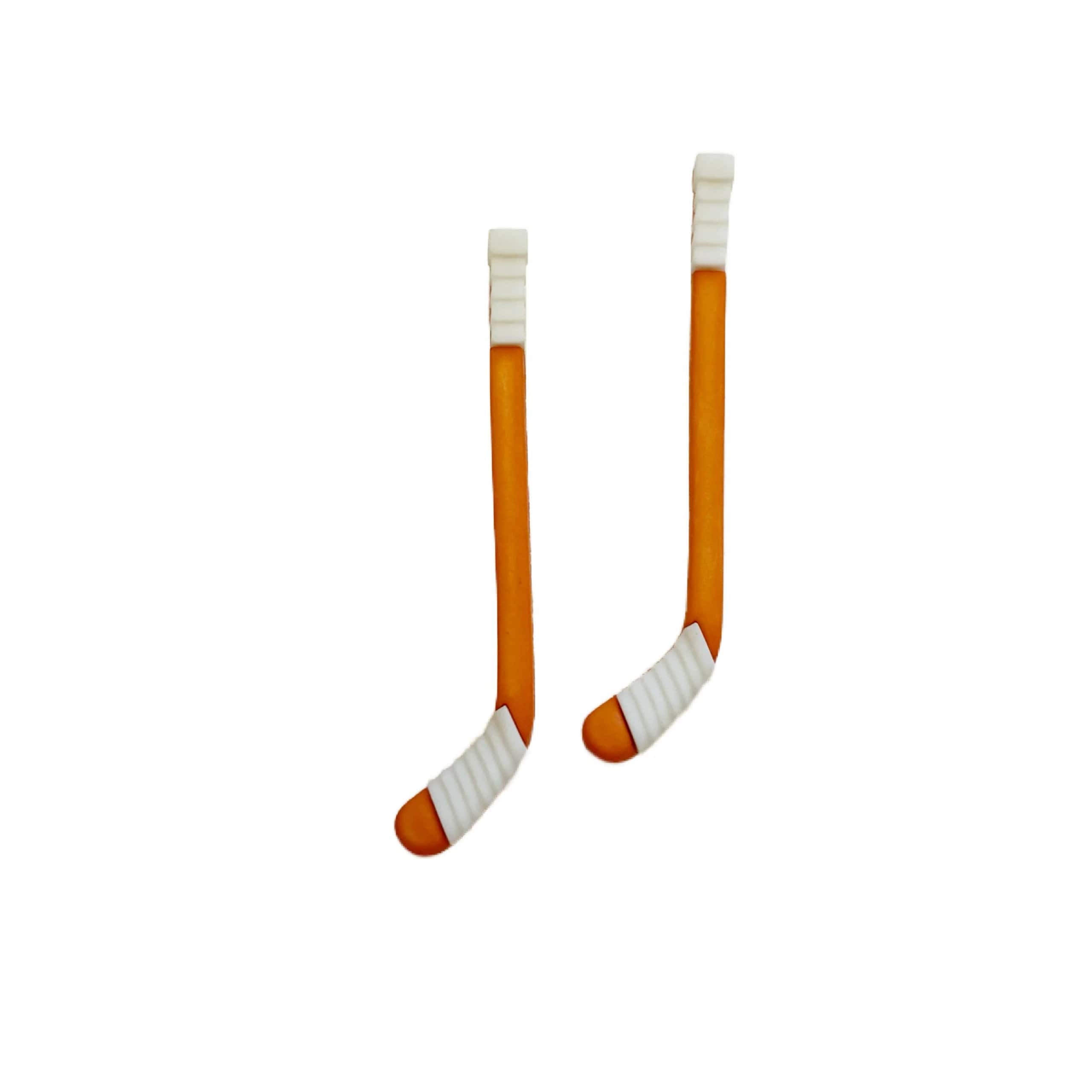 Hockey Stick Buttons Shank Flat Back Choice Shades of Brown With White Tape  - 1301 W82 - Etsy, image size:2560x2560