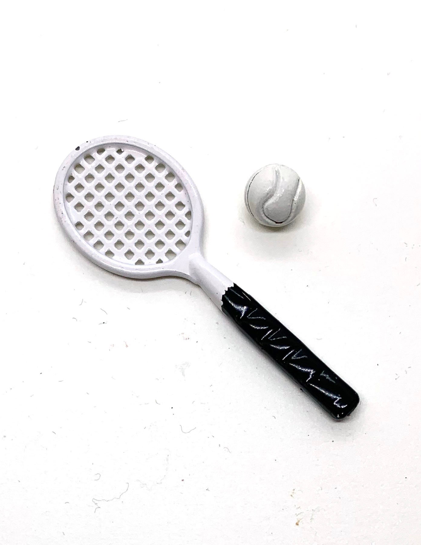 Miniature Tennis Racket Ball Sports Equipment Set of 2