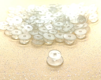 Crocs Clear Plastic Buckles Buttons For Converting Embellishments for Crocs