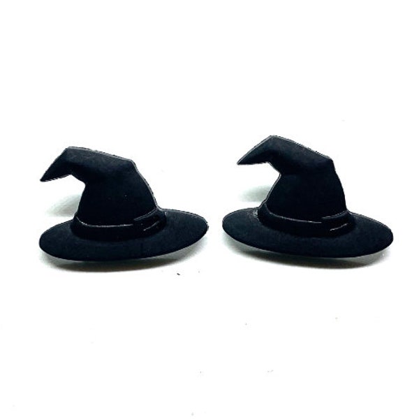 Witch Hat Buttons Spooktacular Shank Flat Back Choice Jesse James Dress It Up Buttons - H122