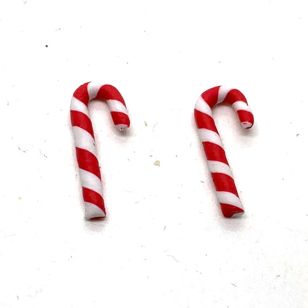 NEW Miniature Christmas Candy Canes Dollhouse Holiday Home Decor Miniatures - 1135