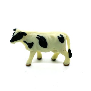 Miniature Cow Black and White Dollhouse Fairy Garden Animal Home Decor Miniatures - 148 C