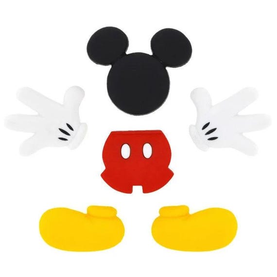 Disney Buttons Collection Everything Mickey Mouse Set of Shank