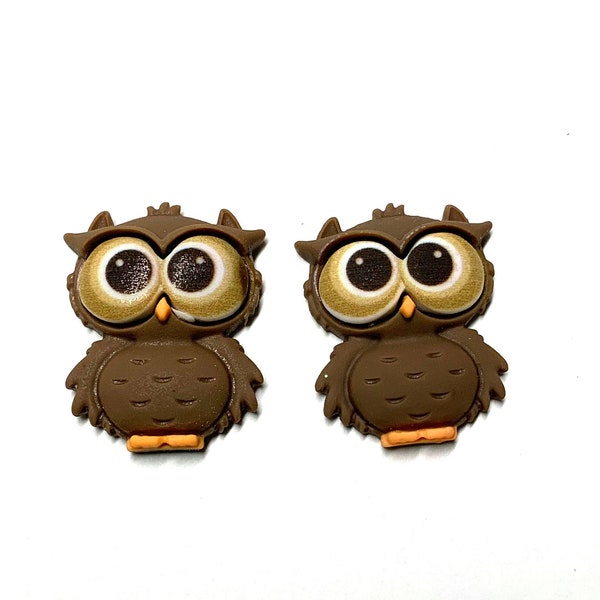 Owl Embellishments Flat Backs Craft Supply - 1531 S