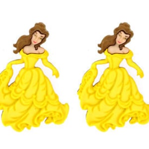 Disney Belle Buttons Beauty And The Beast Shank Back Disney Licensed Jesse James Dress It Up Buttons - D12 A
