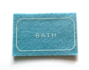 Miniature Beige Bath Rug Color Dollhouse Bathroom Home Decor - 1164 J