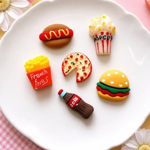 Fast Food Embellishments Flatbacks Craft Supply by Buttons Galore - 637 D