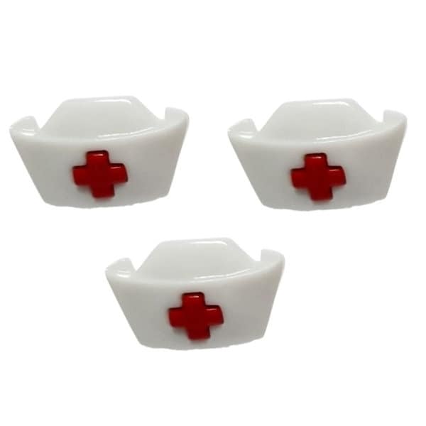 NEW Nurse Hat Shank Buttons Medical Cap - 94