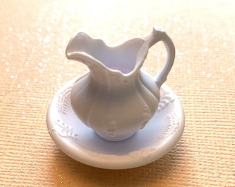 Miniature Pitcher and Bowl Dollhouse Kitchen Home Decor Miniature - 1166 J