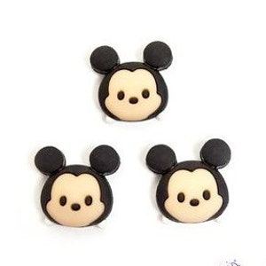 Disney Mickey Mouse Buttons Tsum Tsum Shank Back Licensed Jesse James Dress It Up Buttons - D20 D