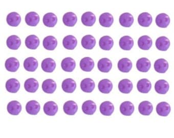 Mini Round Purple Buttons 6MM Lavender 1/4" Two Hole Sew Thru by Shelly  - S104