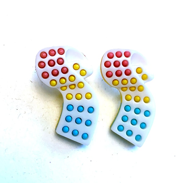 Candy DOTS Buttons Penny Candy Shank Flat Back Choice Jesse James Dress It Up Buttons - 1331