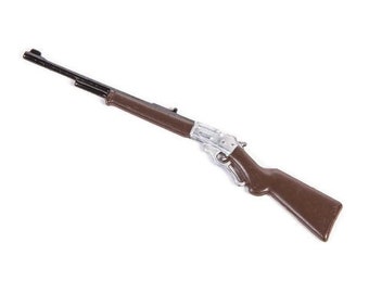 Miniature Winchester Rifle Metal Dollhouse Home Decor Miniatures - 338 W141