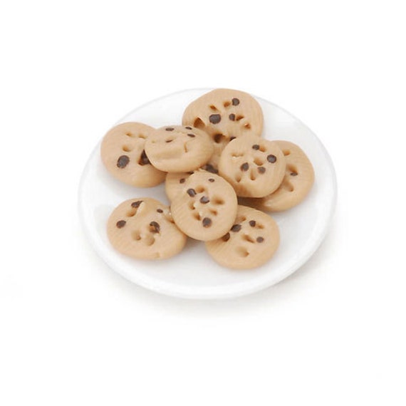 1//12 Chocolate Cookies Miniature Dollhouse Kitchen Decoration Biscuits Toys JG