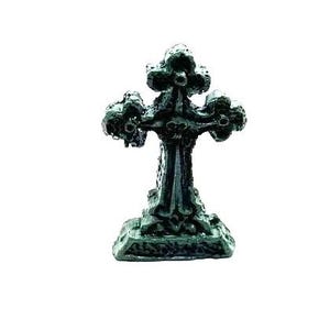 Miniature Halloween Graveyard Tombstones Head Stones Dollhouse Fairy Garden Halloween Home Decor Miniatures - 1124 A