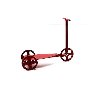 Miniature Christmas Scooter Red Dollhouse Fairy Garden Toy Home Decor Miniatures - DH18