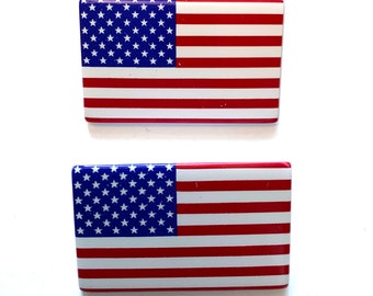 American Flag Buttons Galore Shank Flat Back Choice - 1487