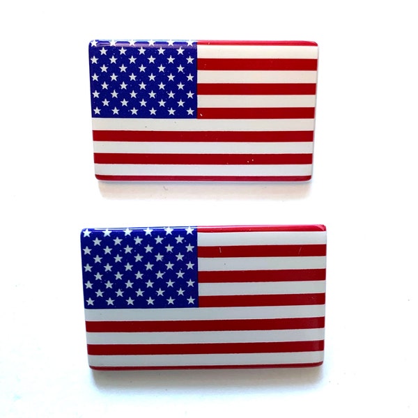 American Flag Buttons Galore Shank Flat Back Choice - 1487