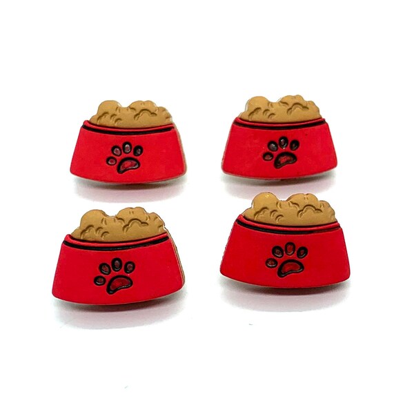 Dog Food Bowl Charm Etsy