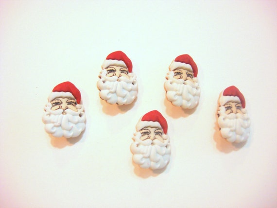 Jesse James Dress It Up Shank Back Beary Merry Christmas Holiday Buttons