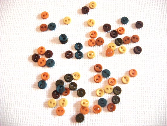 4MM Micro Mini Round Buttons Collection SOUTHWESTERN 1/8 | Etsy
