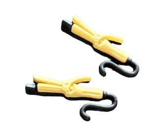 Curling Iron Flat Back Embellishments - Jesse Dress It Up - 1338 W163