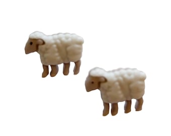 Lamb Christmas Buttons Sheep Shank Back The Good Shepherd Jesse James Dress It Up Buttons - 1506