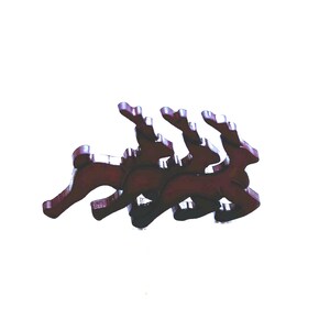 Reindeer Embellishments Flat Backs Craft Supply by Buttons Galore - 657 B