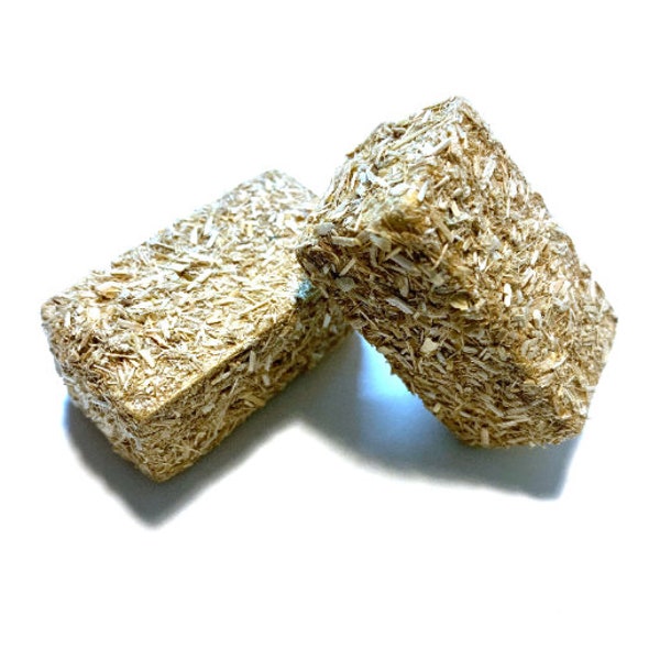 Miniature Hay Bales 1 1/2" Fairy Garden Dollhouse Home Decor Miniatures Craft Supply Straw Bales - FG1