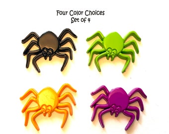 Spider Buttons Collection Color Choice Shank Flat Back Choice - H109