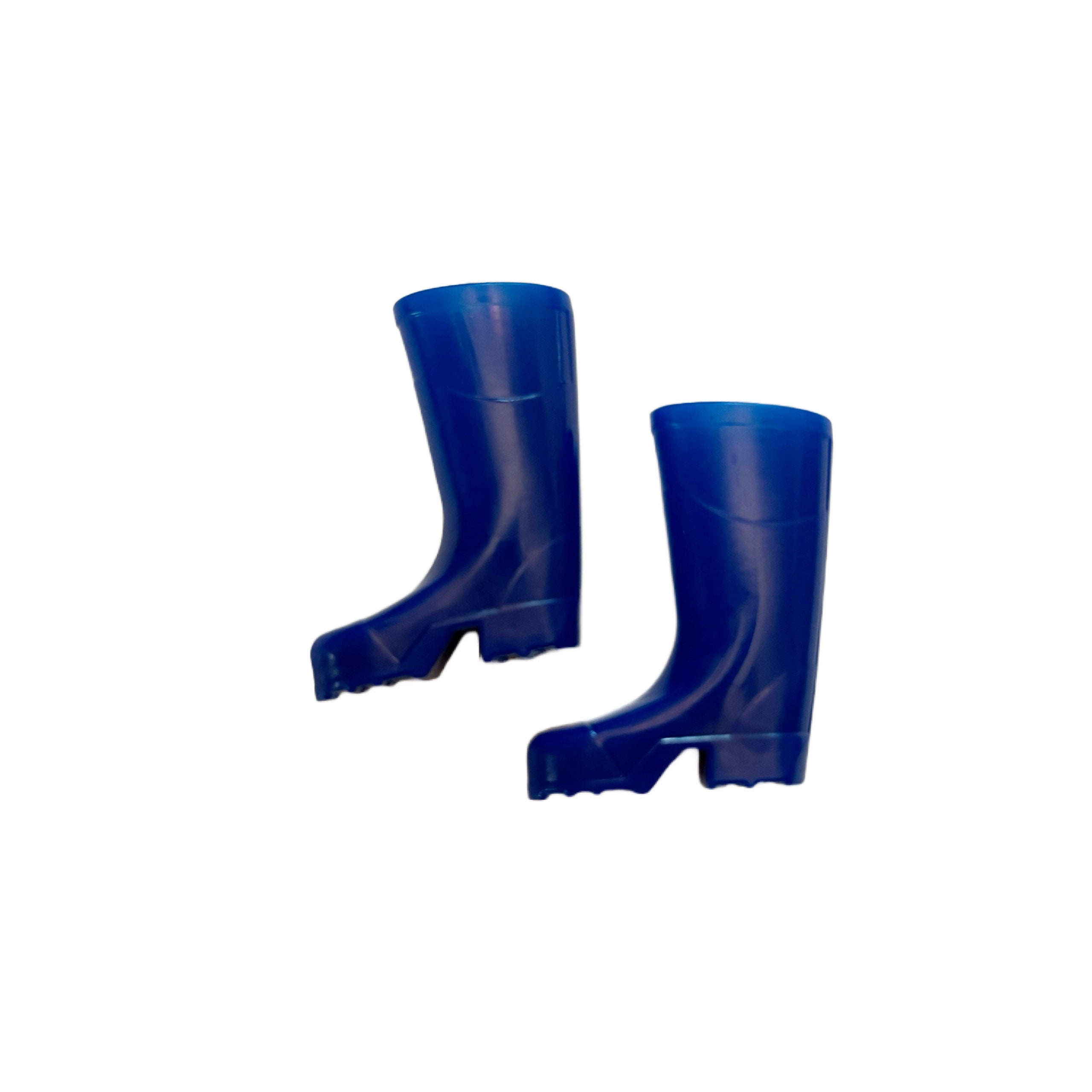 Miniature Wellington Boots - Tiny Rubber Rain Boots For Dollhouse, Fairy Garden, Or DIY Scenes (1 Pair)
