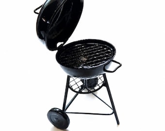 Miniature Charcoal Grill Fairy Garden Dollhouse Furniture Home Decor - DH3