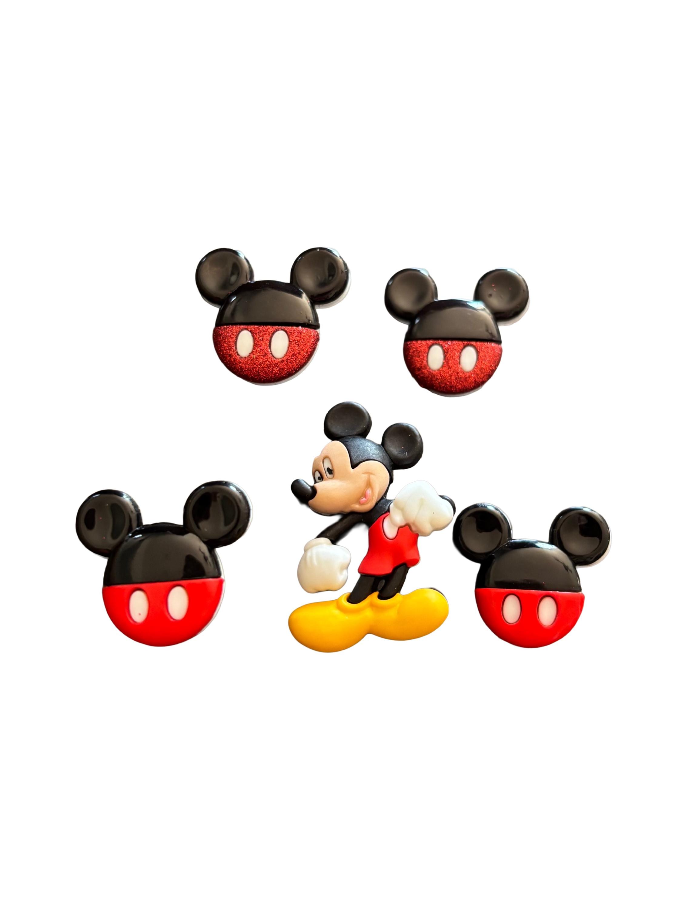 Mackey Button Disney Mickey Mouse Buttons Set of 5 Shank Back Dress It up Licensed ...