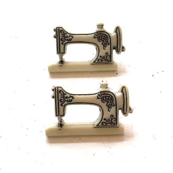 Sewing Machine Buttons Galore Shank Flat Back Color Choice - 174