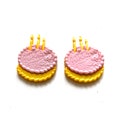 Birthday Cake Embellishments Happy Birthday Color Choice Scrapbook Flat Backs No Loop Craft Supply by Buttons Galore 238