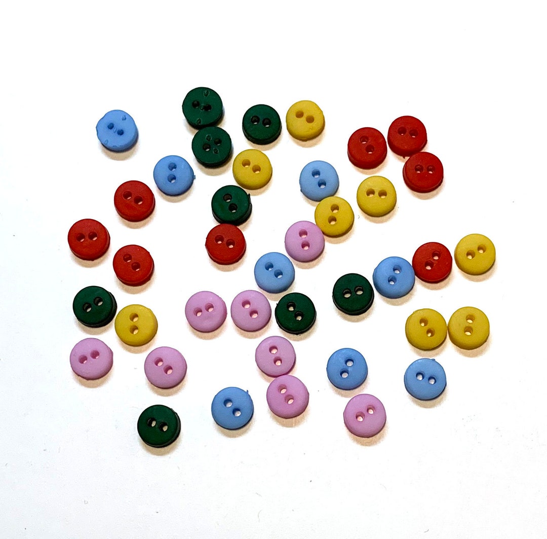 6MM Mini Buttons Galore Collection 1/4 Set of 40 SEA Etsy