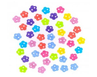 Mini Flower Button Collection Sew Thru Jesse Dress It Up TINY BOUQUET - M102 B