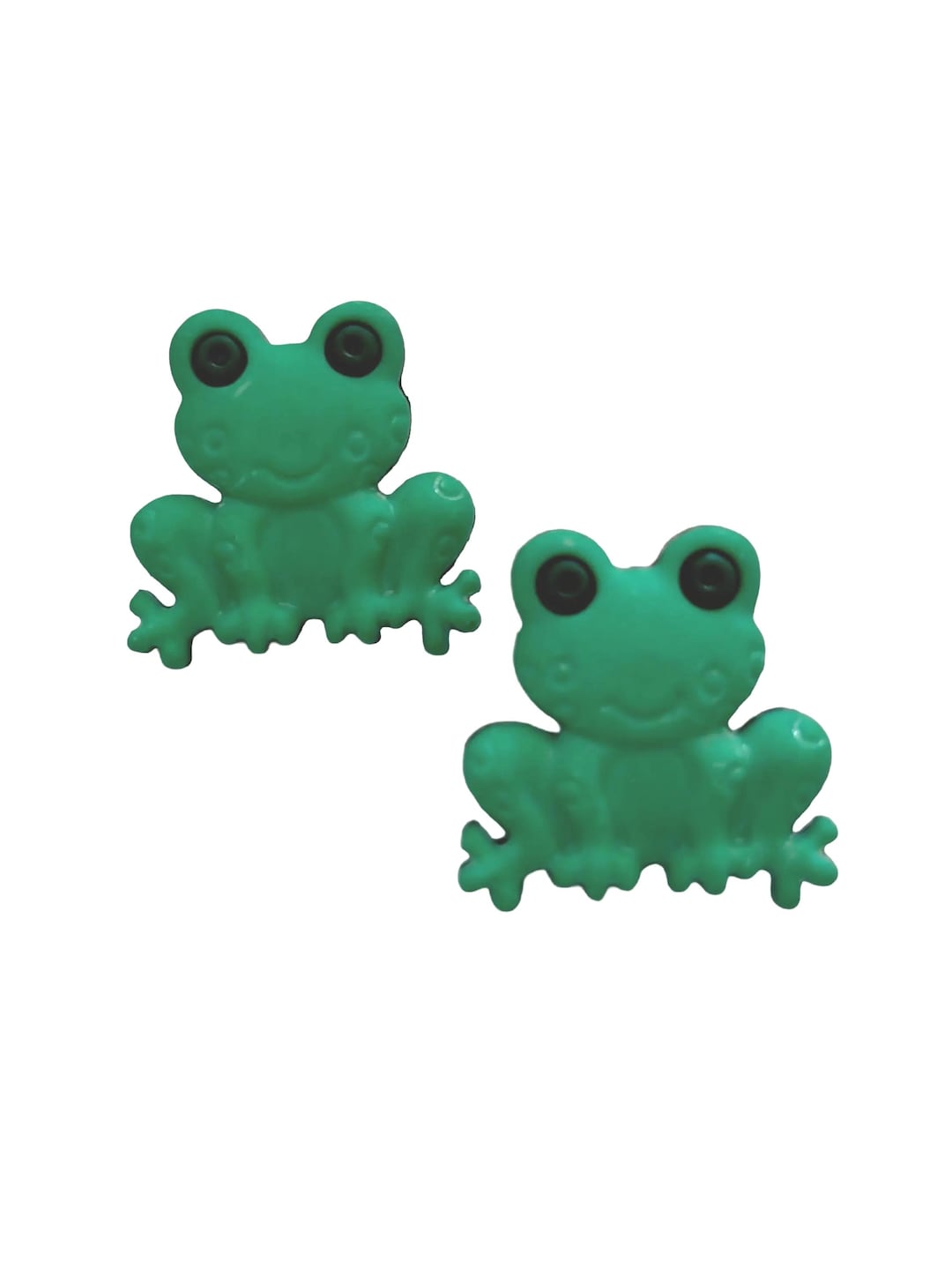 Frog Buttons Galore Toad Shank Back Shades of Green - 138 - Etsy 日本